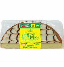 Half Moon Iced Lemon Madeira Cake