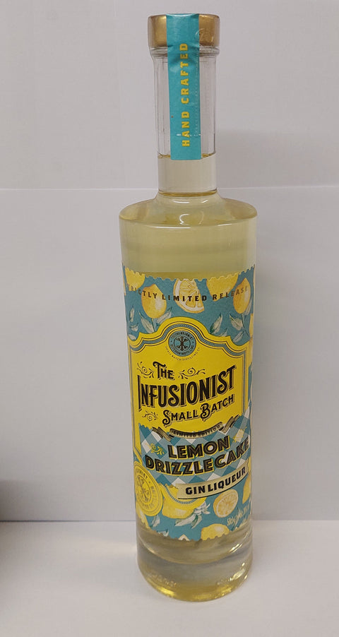 The Infusionist Gin Liquer Lemon cake or Spiced Biscuit