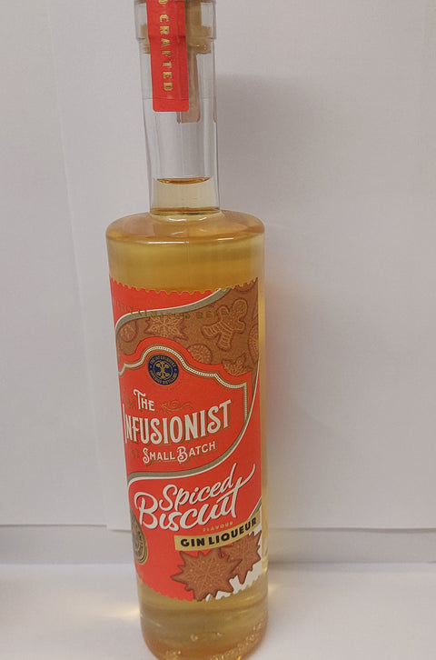 The Infusionist Gin Liquer Lemon cake or Spiced Biscuit