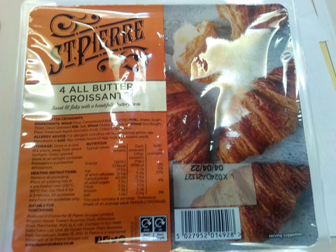 St Pierre'S Butter Croissants