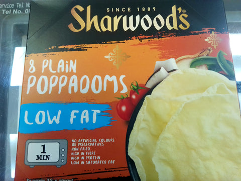 Sharwoods Plain Poppadoms