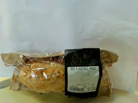 Aj Beef And Vegetable Pastie
