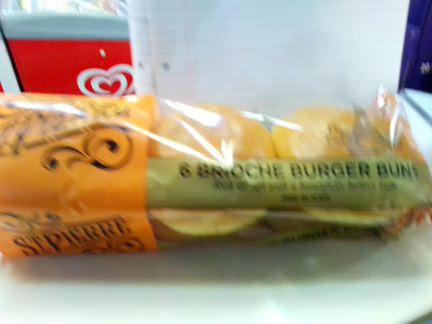 Brioche Burger Buns 6Pk