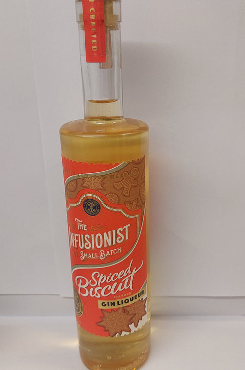 The Infusionist Gin Liqueur Lemon cake or Spiced Biscuit
