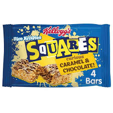 Rice Crispy Squares Caramel & Chocolate