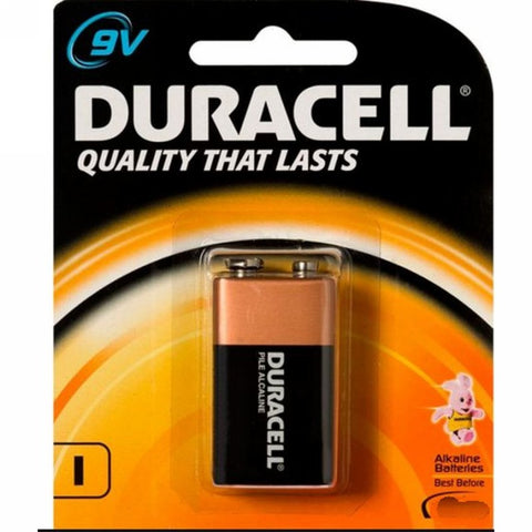 Batteries - Duracell 9V X 1