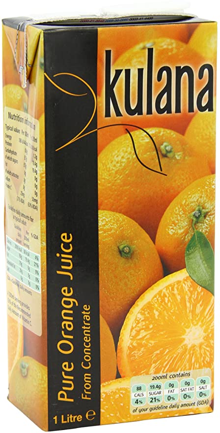 Kulana Orange Juice 1 Ltr