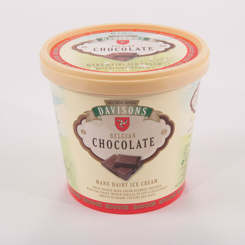 Ice Cream - Davisons Award Winning Manx Ice Cream 1 Litre Tubs