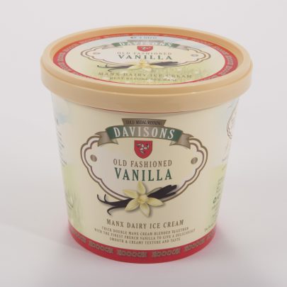 Ice Cream - Davisons Award Winning Manx Ice Cream 1 Litre Tubs