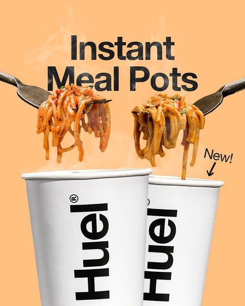 Huel Complete Meal Replacement Ready to Drink and Hot Meal Pots