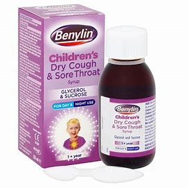 Benylin Childrens Dry Cough & Sore Throat Age 1+