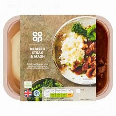 Coop Braised Steak and Mash Ready meal