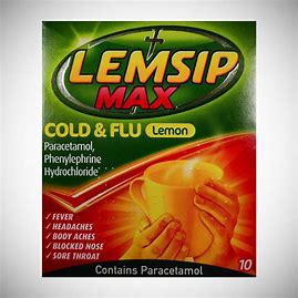 Lemsip Max Cold and Flu Lemon 5s