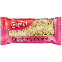 Bobby’s Oat Flapjack Raspberry Crumble