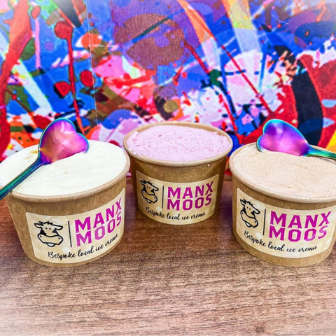 Manx Moos - Using the best ingredients to create bespoke ice cream flavours.  