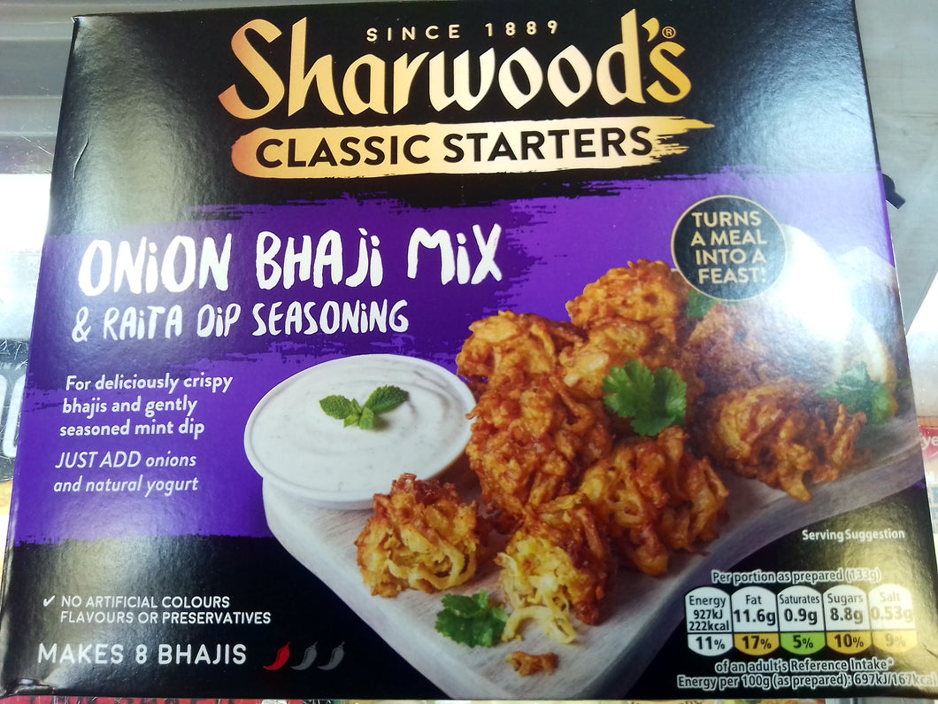 Sharwoods onion bhaji mix