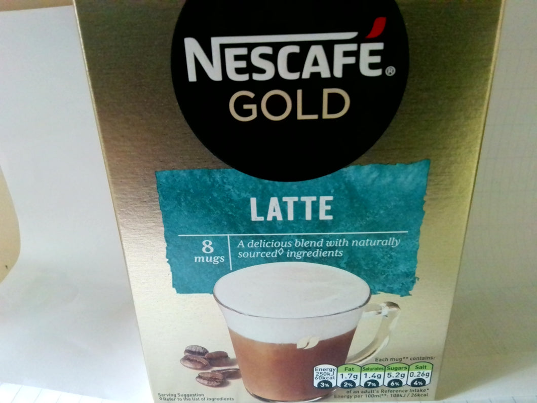 Nescafe gold latte