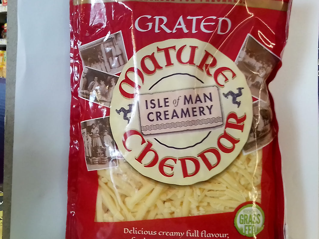 Grated mature cheese