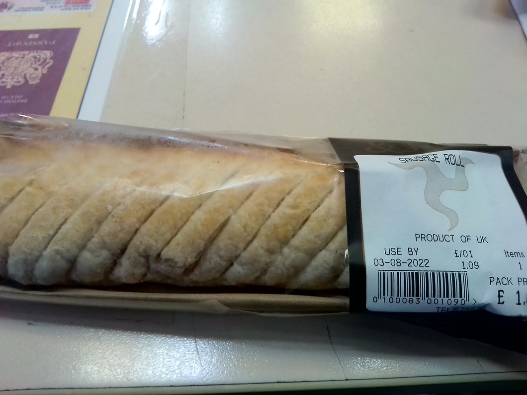 A J Butchers  small sausage toll