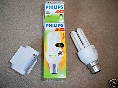 Lightbulb - Philips 60 Watt Energy Saver Lightbulb