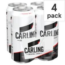Carling lager 4 x 440ml can