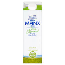 Milk - Manx Semi Skimmed Milk
