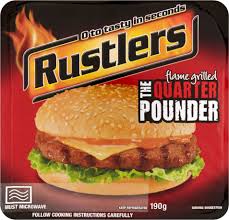Rustlers 1/4 Pounder Cheese Burger