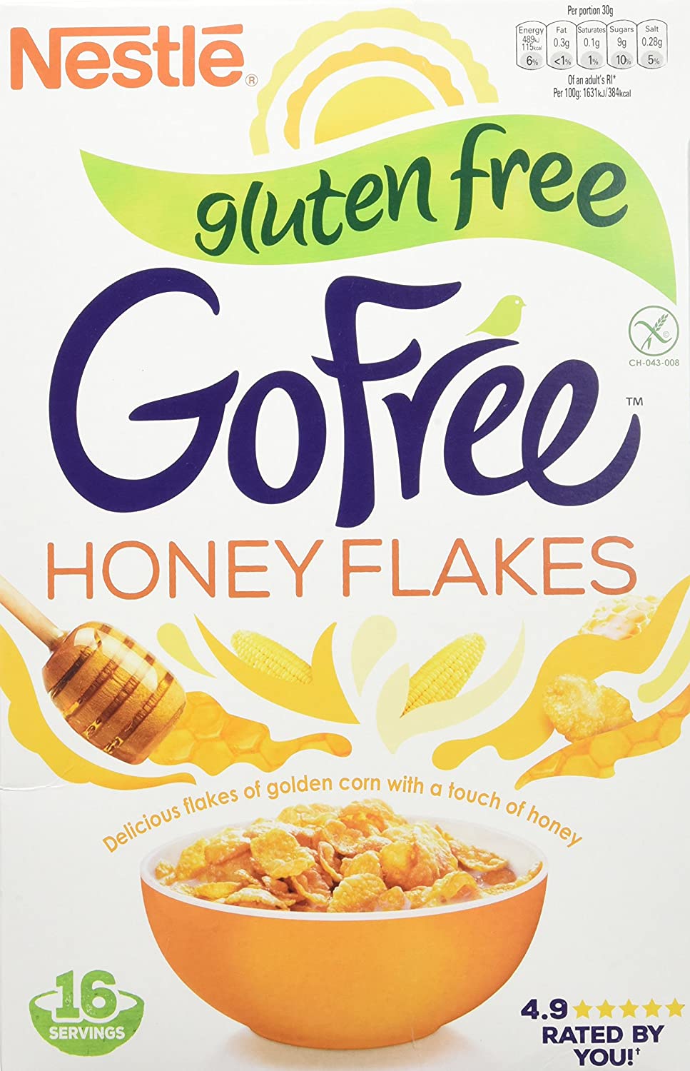 Gluten Free Honey Flakes - Nestle