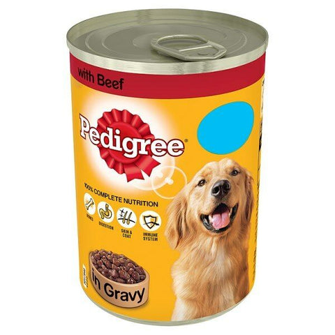 Pedigree Tin Dog Food In Gravy