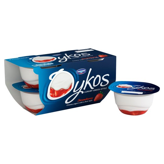 Yoghurt - Oykos Greek Yoghurt - Strawberry x 4